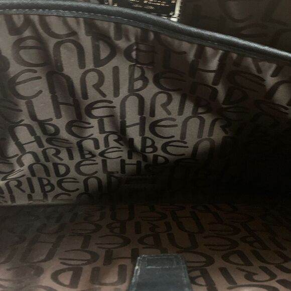 Henri Bendel West 57th Leather Laptop Briefcase - Picture 15 of 16